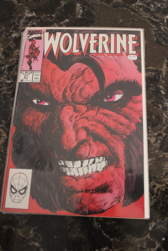 WOLVERINE #21 (Marvel,1990) Condition NM