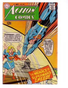 ACTION COMICS #367 1968-SUPERMAN-DC COMICS-SUPERGIRL FN