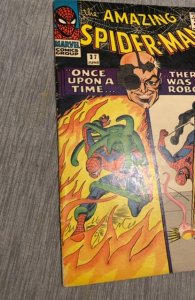 Amazing Spider-Man #37 once a time of a robot