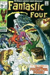 Fantastic Four (Vol. 1) #94 VG; Marvel | Agatha - Stan Lee - Jack Kirby - low gr