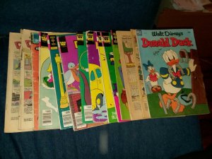 Donald Duck 14 Issue Golden Silver Bronze Age Comics Lot Run Set Collection dell