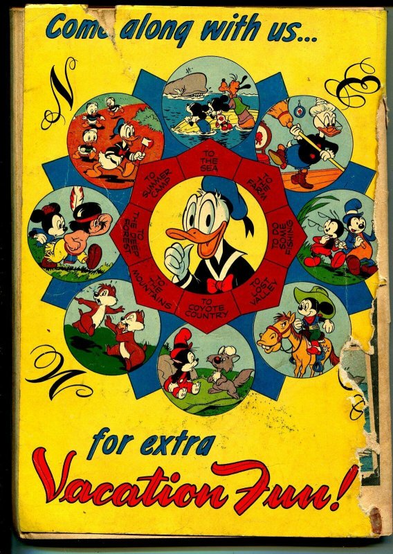 Walt Disney's Vacation Parade #1 1950-Dell-1st issue-motorcycle-Carl Barks-P