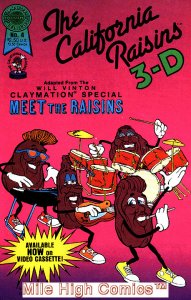 CALIFORNIA RAISINS IN 3-D (BLACKTHORNE) (1988 Series) #4 Very Good Comics Book