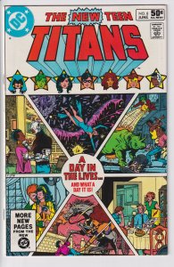 NEW TEEN TITANS #8 (Jun 1981) VFNM 9.0 white.