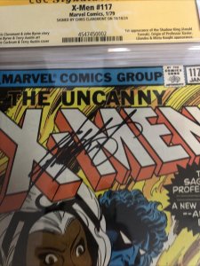 X-Men (1979) # 117 (CGC SS 9.4) Signed Chris Claremont  * Marvel comics * Byrne