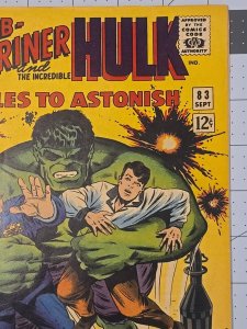 Tales to Astonish #83 Hulk/Namor (Marvel Comics September 1966)