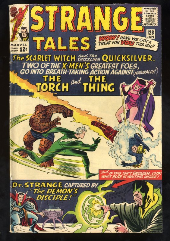 Strange Tales #128 VG 4.0 Quicksilver Scarlet Witch!