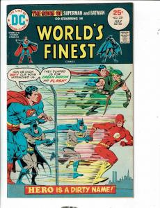 5 World's Finest Comics # 213 215 217 222 231 DC Comic Books Batman Flash JG4