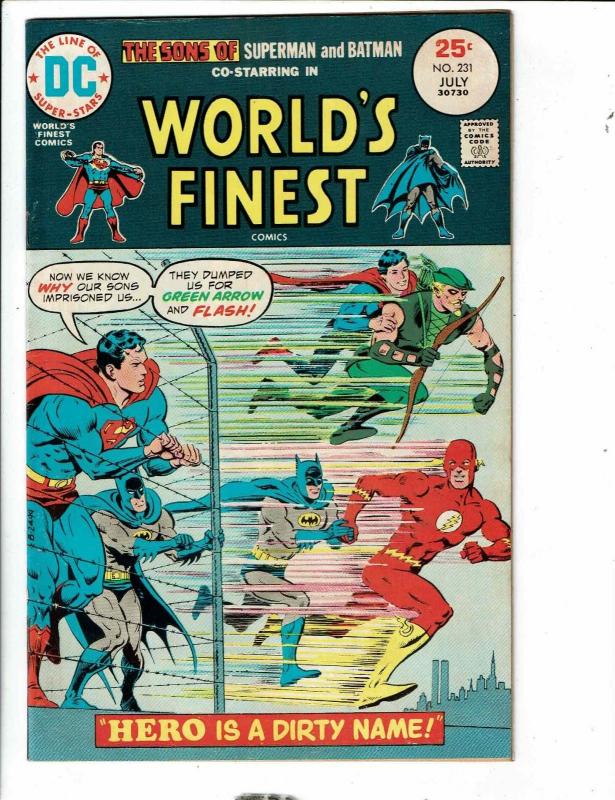 5 World's Finest Comics # 213 215 217 222 231 DC Comic Books Batman Flash JG4