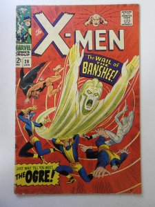 The X-Men #28 (1967) VG- Condition! rusty bottom staple, 1/2 in spine split