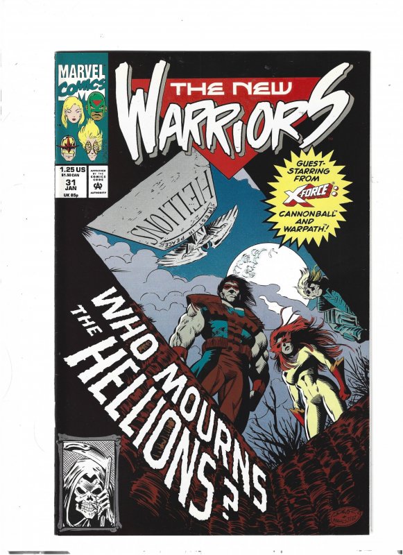 The New Warriors #30 through 33 Direct Edition (1992)