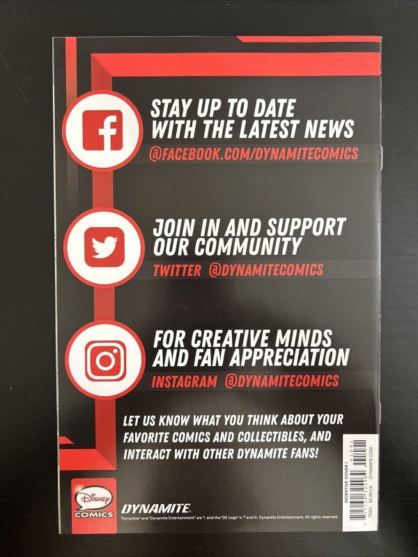 Gargoyles #1 1:10 Madureira Icon Cover Variant Weisman Dynamite 2022 ~ NM