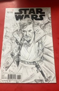 Star Wars #15 1:100 Mike Mayhew Black and White Sketch Variant Marvel 2015