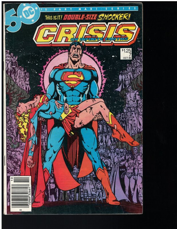 Crisis on Infinite Earths #7 (DC, 1985) KEY