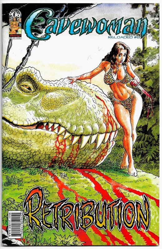 CAVEWOMAN: RELOADED #6 (Aug 2007)  Bud Root's 36 pgs of B&W DINOSAURS & ...