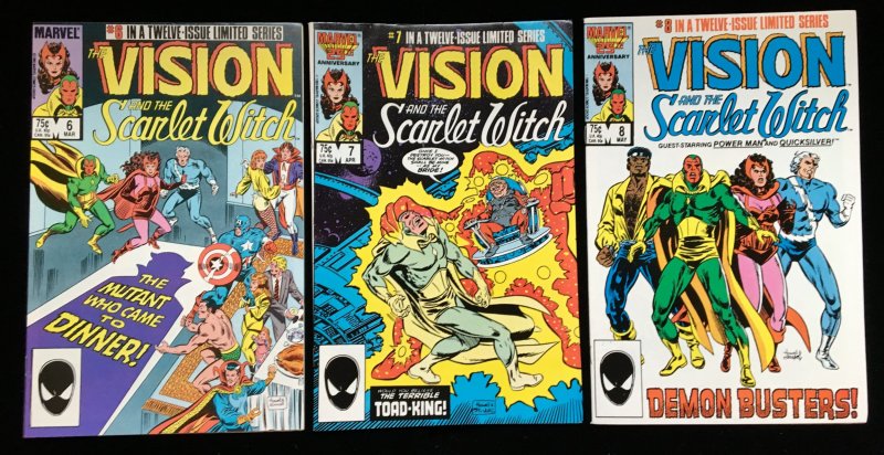 Vision & Scarlet Witch 1-12: Complete 1986 Mini-Series.  2020 TV Series-Disney+