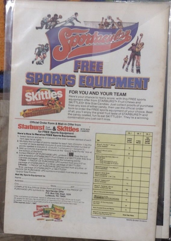 Web of spider-man # 20   1986 marvel disney 25th anniversary frame