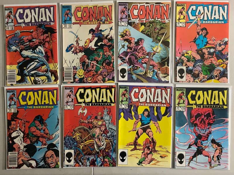 Conan the Barbarian lot #160-200 + 4 Ann. Marvel (average 6) 45 diff (1984-'87)