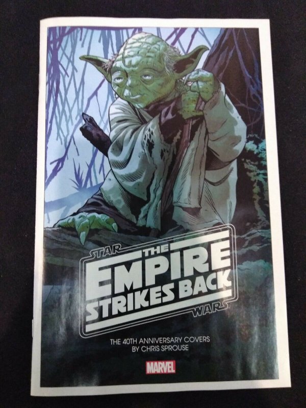 Star Wars The Empire Strikes Back Marvel One Shot 40th Anniversary Yoda Variant 759606200535