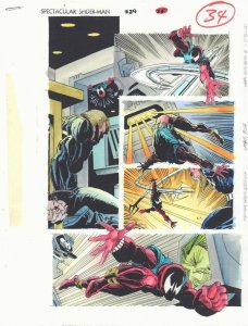 Spectacular Spider-Man #229 p.34 Color Guide Art Doctor Seward by John Kalisz