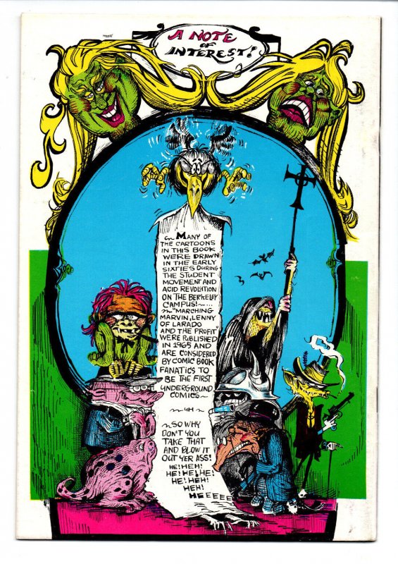 Joel Beck's Comics and Stories - Humor - Underground - Kitchen Sink - 1977