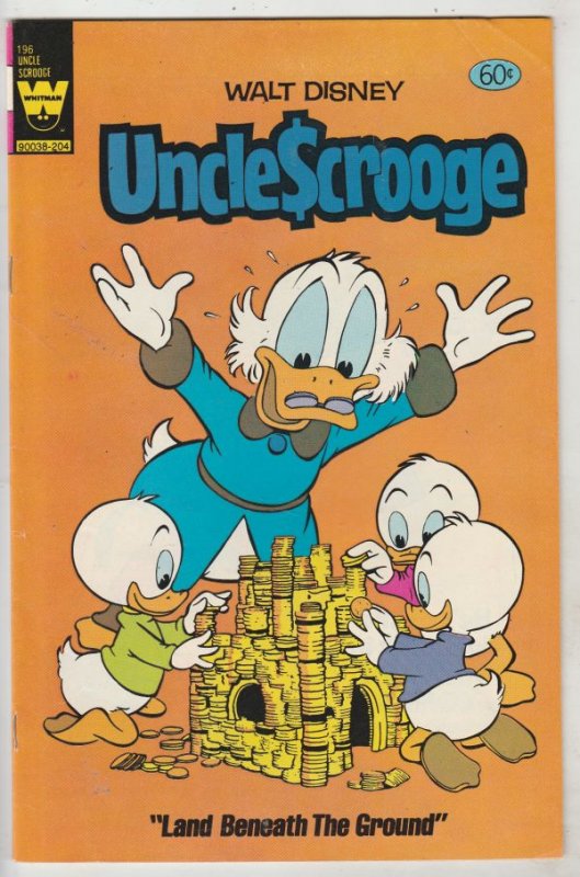 Uncle Scrooge, Walt Disney #196 (Mar-82) VF/NM- High-Grade Uncle Scrooge