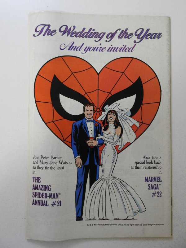 The Amazing Spider-Man #292 (1987) VG+ Condition