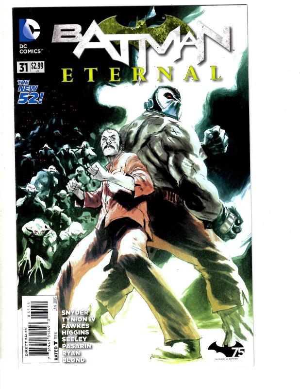 Lot Of 5 Batman Eternal DC Comic Books # 31 32 33 34 35 Robin Catwoman Bane MK6