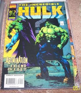 incredible hulk  # 431  1995 marvel abomination   marvel  