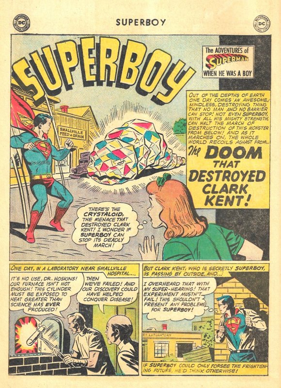 SUPERBOY #99 (Sept'62) 6.0 FN • Curt Swan cover, 3 George Papp stories inside!