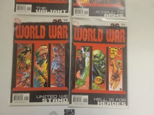 4 World War DC Comic Books #1 2 3 4 Series 22 TJ14