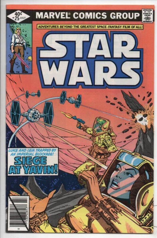 STAR WARS #25, VF/NM, Luke Skywalker, Darth Vader, 1977, more SW in store