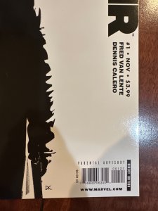 X-Men Noir #1 Silhouette Cover (2009)