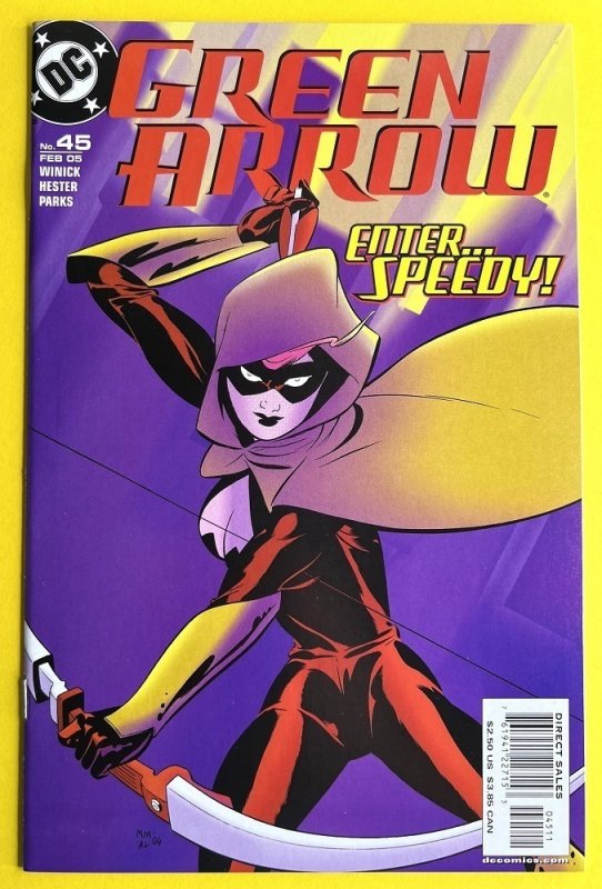 Green Arrow #45 1st Female Speedy Mia Dearden DC 2005