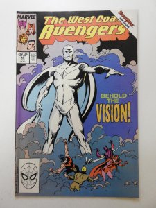 West Coast Avengers #45 Direct Edition (1989) 1st White Vision!! Beautiful VF-NM