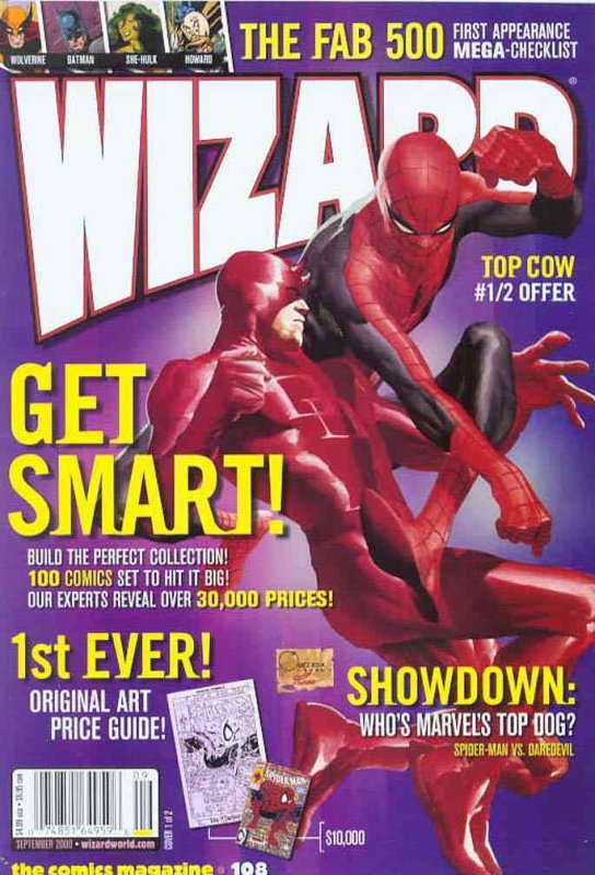 Wizard: The Comics Magazine #108A FN ; Wizard | Spider-Man Daredevil Alex Ross