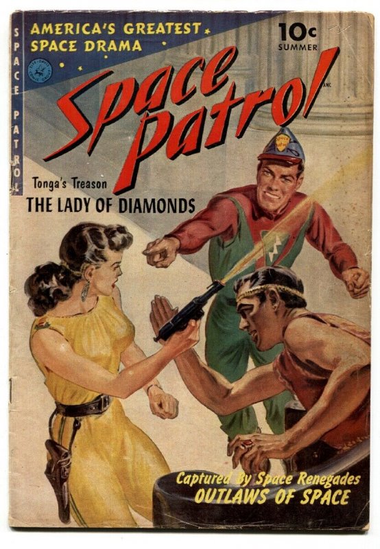 SPACE PATROL #1 comic book-1952-ZIFF DAVIS-NORMAN SAUNDERS-BERNIE KRIGSTEIN VG+