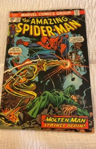 The Amazing Spider-Man #132 (1974)molten man strike again