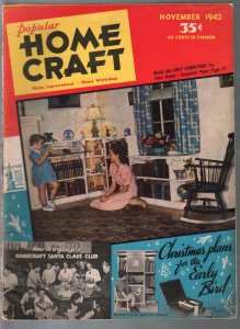 Popular Home Craft 11/1942-how to make things-pix-info WWII era-FN