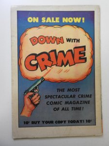 Mike Barnett, Man Against Crime #1 (1951) GD/VG Condition! 1 1/2 in spine split