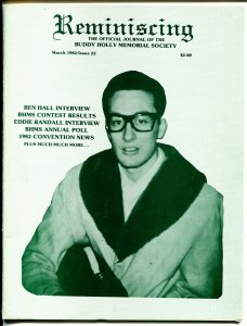 Reminiscing #22 1982-Buddy Holly Memorial Society-info-pics-FN