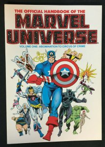 OFFICIAL HANDBOOK OF THE MARVEL UNIVERSE TPB  VOL. 1 VF-NM