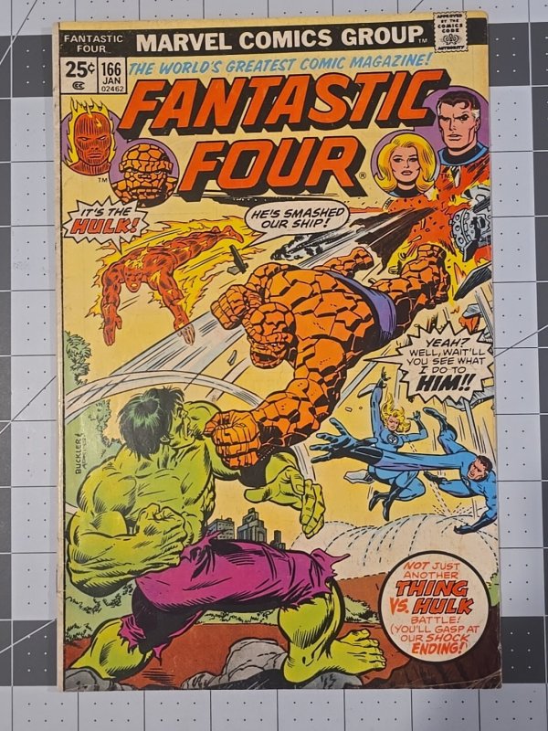 Fantastic Four 4 Book Lot #163 #166 #168 #171 ? Marvel Comics Bronze Age