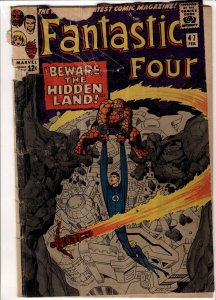 Fantastic Four #47 (1966) Fantastic Four [Key Issue] low grade, complete