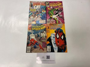 4 Spectacular Spider-Man MARVEL comic books #118 135 148 206 76 KM14