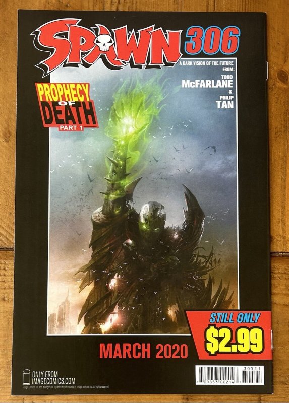 Spawn #305 NM Image Comics Todd McFarlane Cover B Color