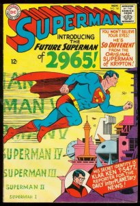 SUPERMAN #181 1965-DC COMICS-2965 FUTURE SUPERMAN COVER VG