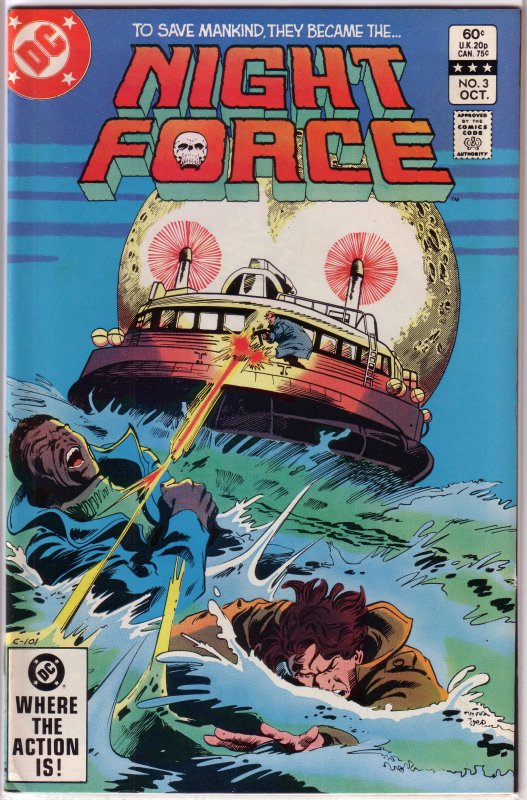 Night Force V1 #1-7 , V2 #7.9-11 + New Teen Titans #21 1st app. (set of 12)