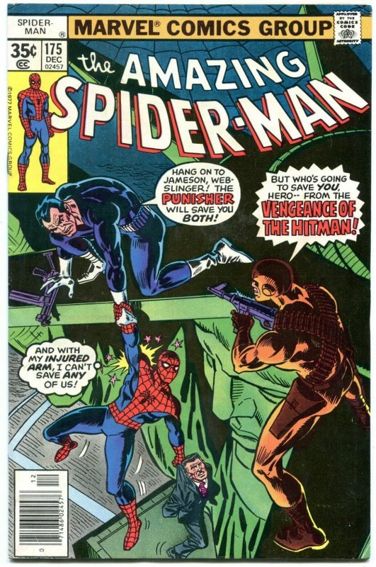 Amazing Spider-Man #175 1977-Punisher - Hitman F/VF