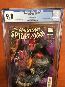 Amazing Spider-Man # 71 (CGC 9.8 WP) Vicentini Variant Cover Census 9!